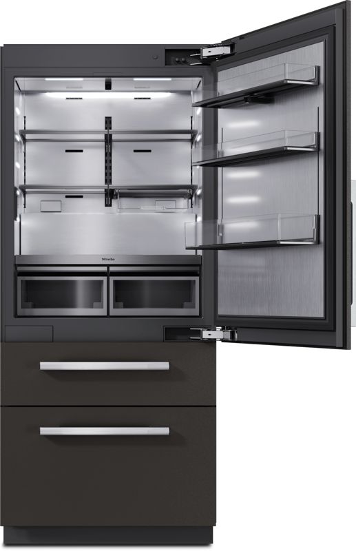 Miele 36" MasterCool bottom-mount unit KFMC 3846 R Compatible with furniture fronts, model KFMC 3846 R — built-in bottom mounts specified and installed by iKitchen Cabinetry, view 2