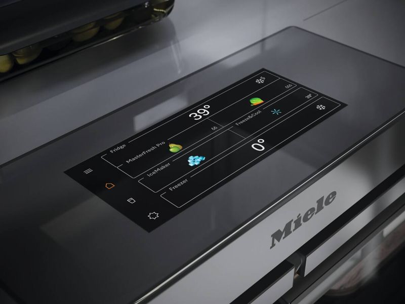 Miele 36" MasterCool bottom-mount unit KFMC 3846 R Compatible with furniture fronts, model KFMC 3846 R — built-in bottom mounts specified and installed by iKitchen Cabinetry, view 6