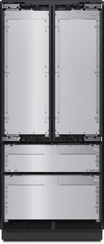 Miele 36" MasterCool bottom-mount unit, model KFMC 3846 FD — built-in bottom mounts specified and installed by iKitchen Cabinetry, view 4