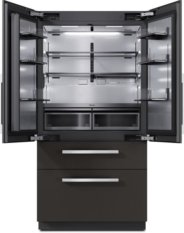 Miele 42" MasterCool FrenchDoor bottom-mount unit, model KFMC 3858 FD — built-in bottom mounts specified and installed by iKitchen Cabinetry, view 2