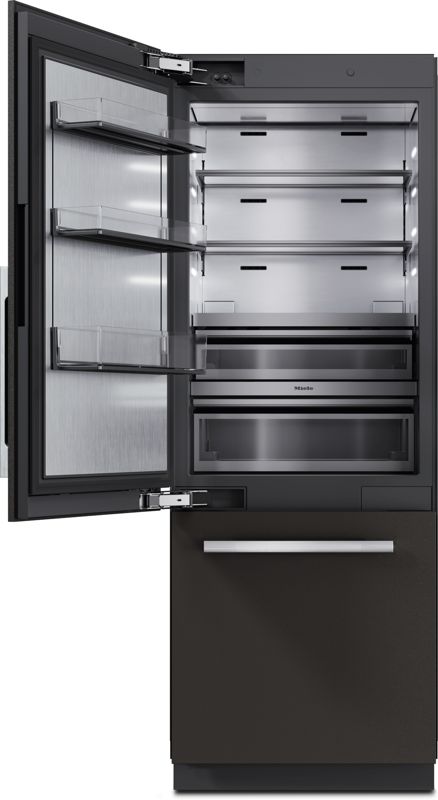 Miele 30" MasterCool bottom-mount unit KFMC 3632 L Compatible with furniture fronts, model KFMC 3632 L — built-in bottom mounts specified and installed by iKitchen Cabinetry, view 2