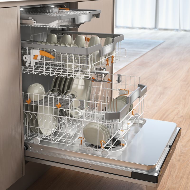 Miele G 7766 SCVi SF AutoDos Obsidian Black, model G 7766 SCVi SF AutoDos — dishwashers specified and installed by iKitchen Cabinetry, view 3