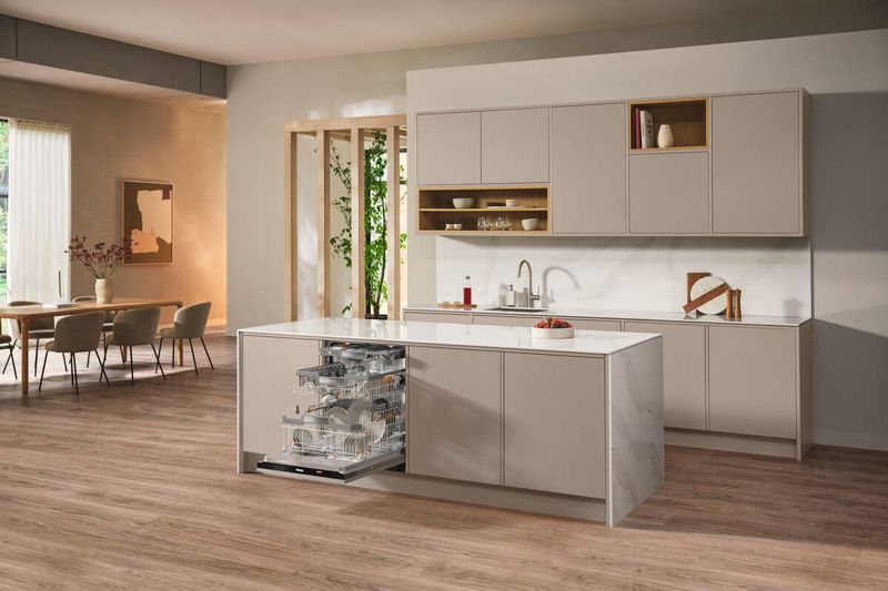 Miele G 7986 SCVi AutoDos K2O Clean Touch Steel/Obsidian Black, model G 7986 SCVi AutoDos K2O — dishwashers specified and installed by iKitchen Cabinetry, view 5