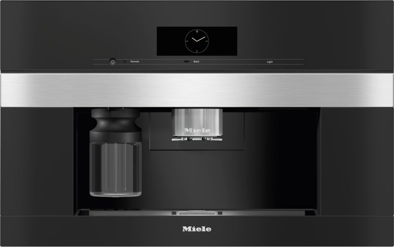 Miele Built-in coffee machine with DirectWater CVA 7875 (No color), model CVA 7875 — built-in coffee machines specified and installed by iKitchen Cabinetry