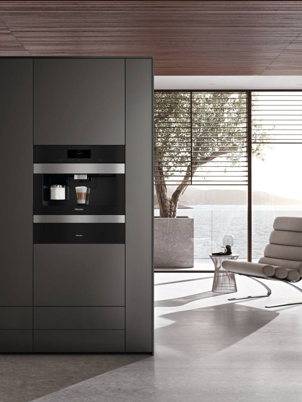 Miele Built-in coffee machine with DirectWater CVA 7875 (No color), model CVA 7875 — built-in coffee machines specified and installed by iKitchen Cabinetry, view 3