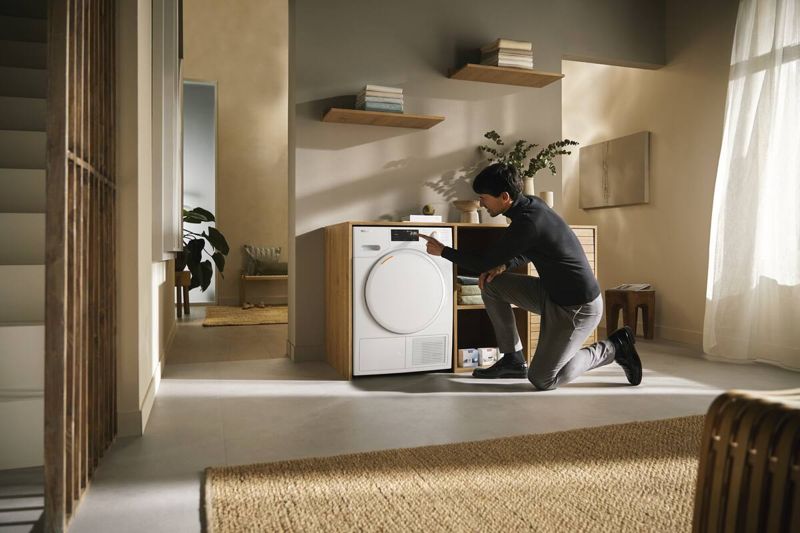 Miele T1 Heat-Pump Dryer TXB360WP, model TXB360WP — heat-pump dryers specified and installed by iKitchen Cabinetry, view 6