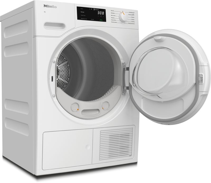 Miele T1 Heat-Pump Dryer TXF360WP, model TXF360WP — heat-pump dryers specified and installed by iKitchen Cabinetry, view 2