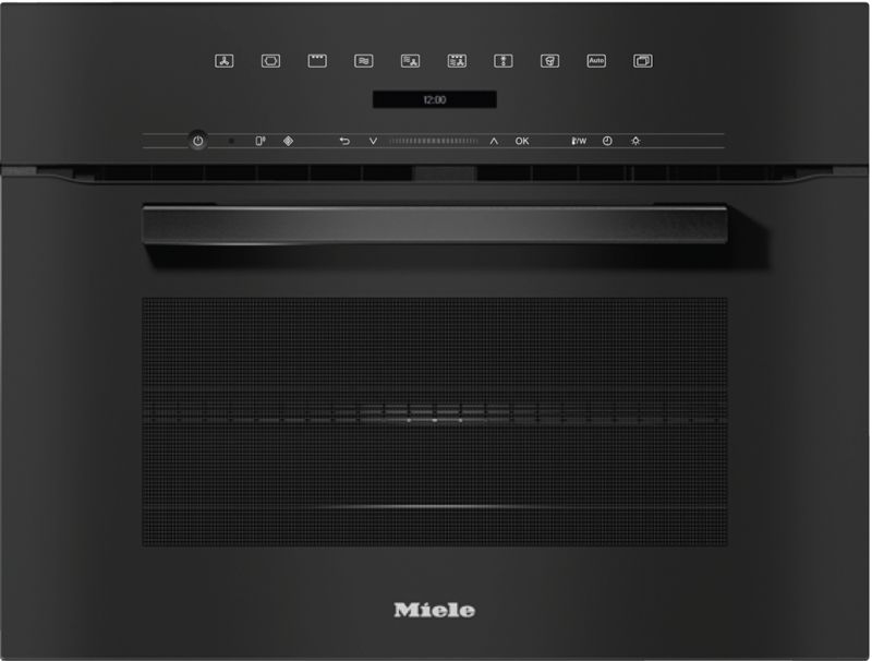Miele H 7240 BM AM Obsidian Black, model H 7240 BM AM — ovens specified and installed by iKitchen Cabinetry