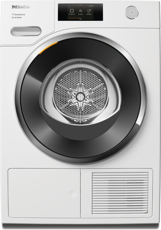 Miele T1 Heat-Pump Dryer TXR960WP Eco&Steam, model TXR960WP Eco&Steam — heat-pump dryers specified and installed by iKitchen Cabinetry
