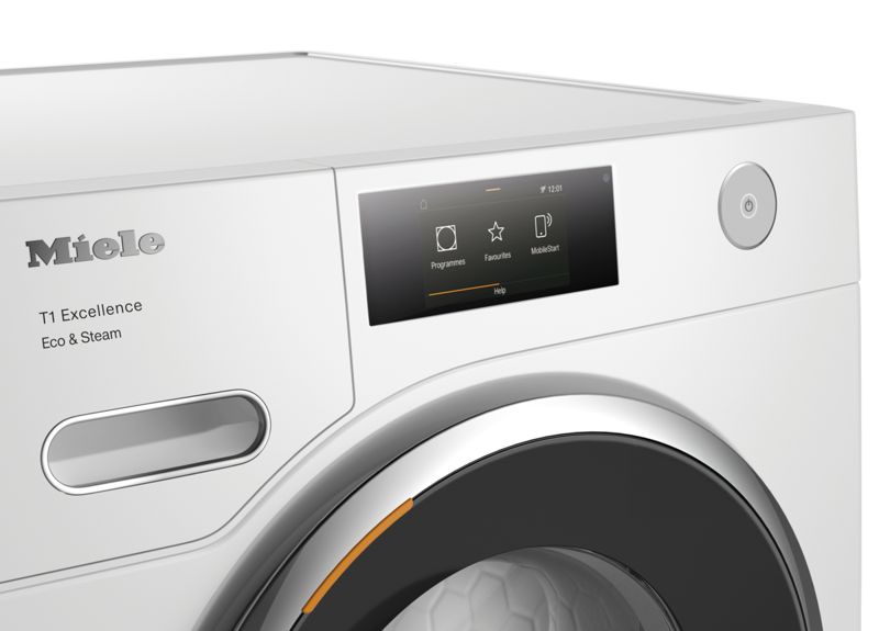 Miele T1 Heat-Pump Dryer TXR960WP Eco&Steam, model TXR960WP Eco&Steam — heat-pump dryers specified and installed by iKitchen Cabinetry, view 4