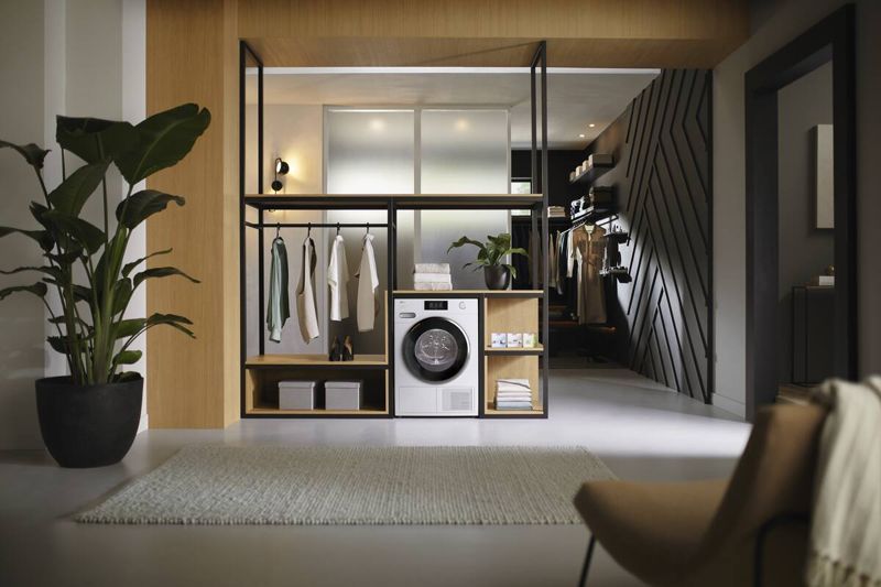 Miele T1 Heat-Pump Dryer TXR960WP Eco&Steam, model TXR960WP Eco&Steam — heat-pump dryers specified and installed by iKitchen Cabinetry, view 5