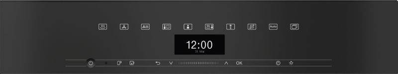 Miele 24" Compact Combi-Steam Oven XL DGC 7440 AM Obsidian Black, model DGC 7440 AM — steam & combi-steam ovens specified and installed by iKitchen Cabinetry, view 2