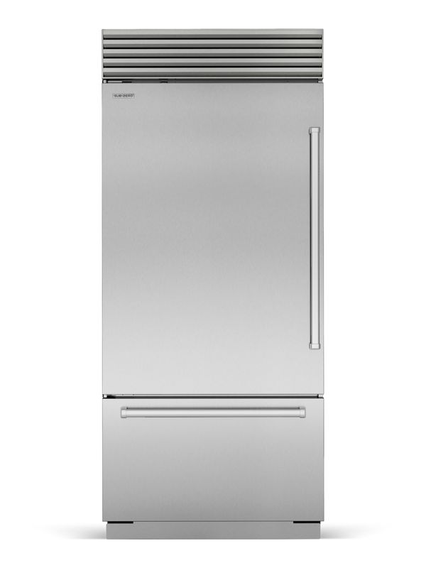 Sub-Zero 30" Classic Over-and-Under Refrigerator/Freezer with Internal Dispenser, model CL3050UID/S/P/L — over-and-under specified and installed by iKitchen Cabinetry