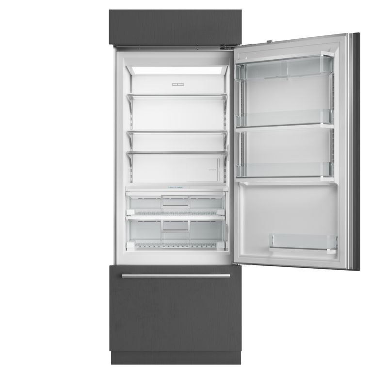 Sub-Zero 30" Classic Over-and-Under Refrigerator/Freezer with Internal Dispenser, model CL3050UID/S/T/R — over-and-under specified and installed by iKitchen Cabinetry, view 4