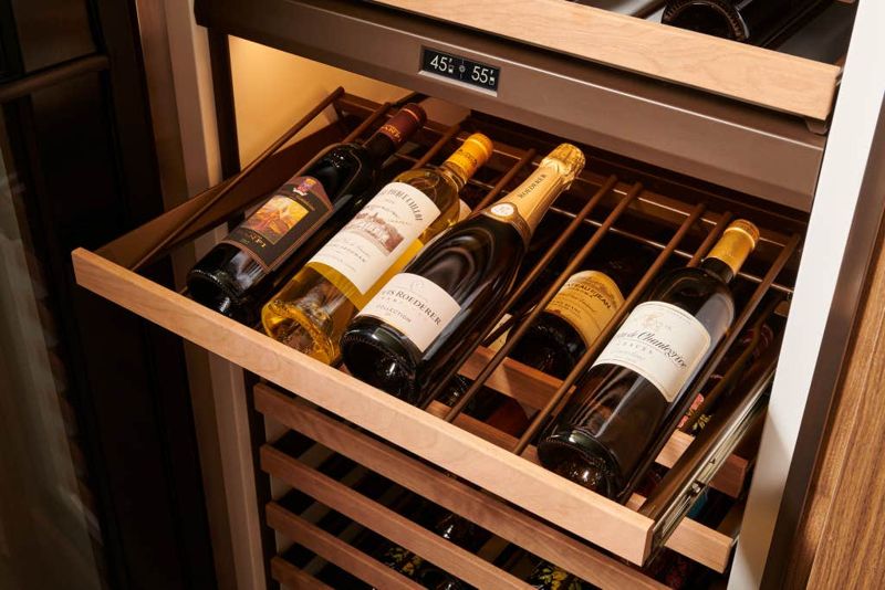 Sub-Zero 30" Designer Wine Storage - Panel Ready, model DEC3050W/L — wine storage specified and installed by iKitchen Cabinetry, view 4