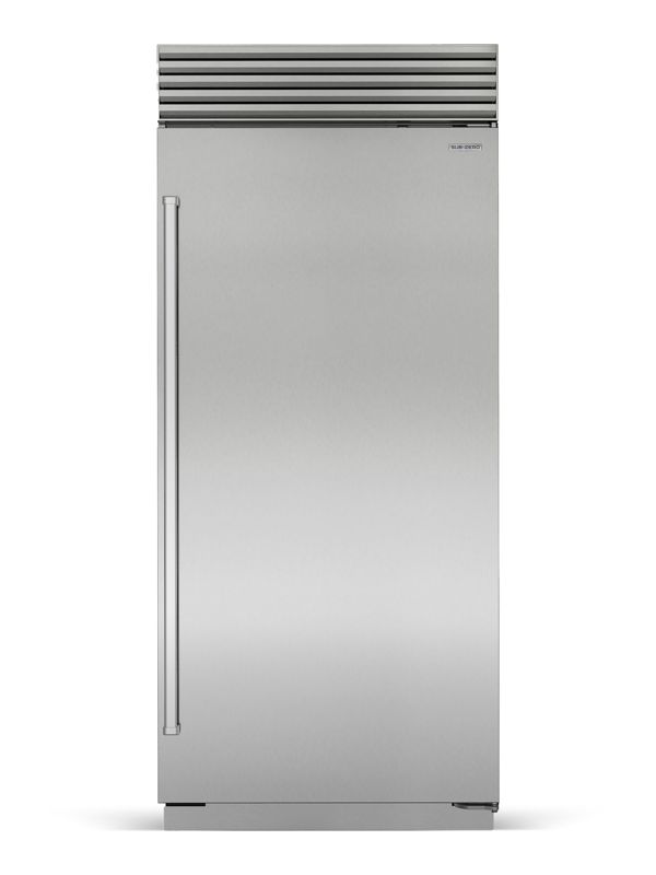 Sub-Zero 36" Classic Freezer, model CL3650F/S/P/R — column freezer specified and installed by iKitchen Cabinetry