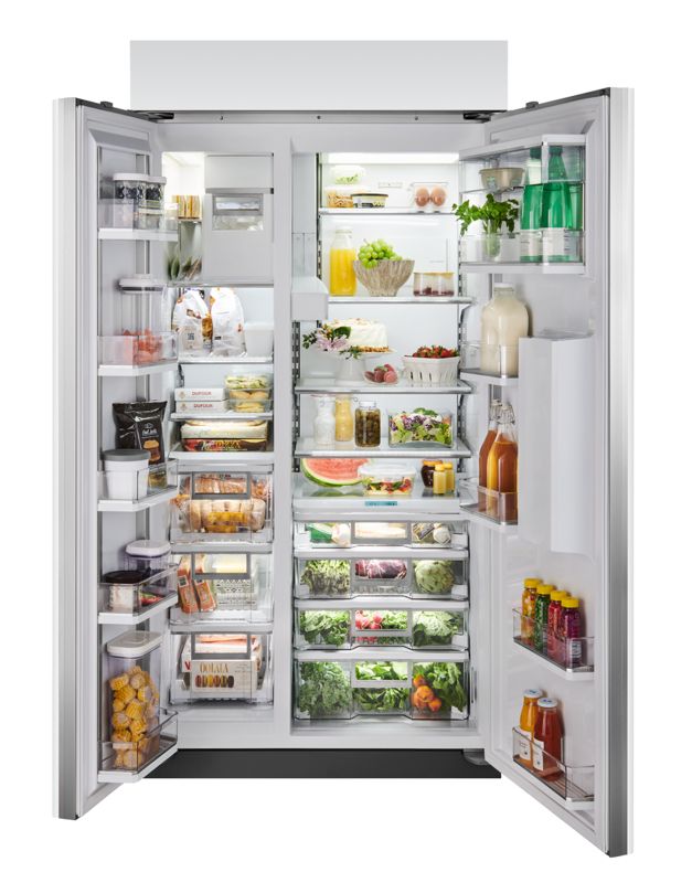Sub-Zero 42" Classic Side-by-Side Refrigerator/Freezer with Dispenser, model CL4250SD/S/T — side-by-side specified and installed by iKitchen Cabinetry, view 2