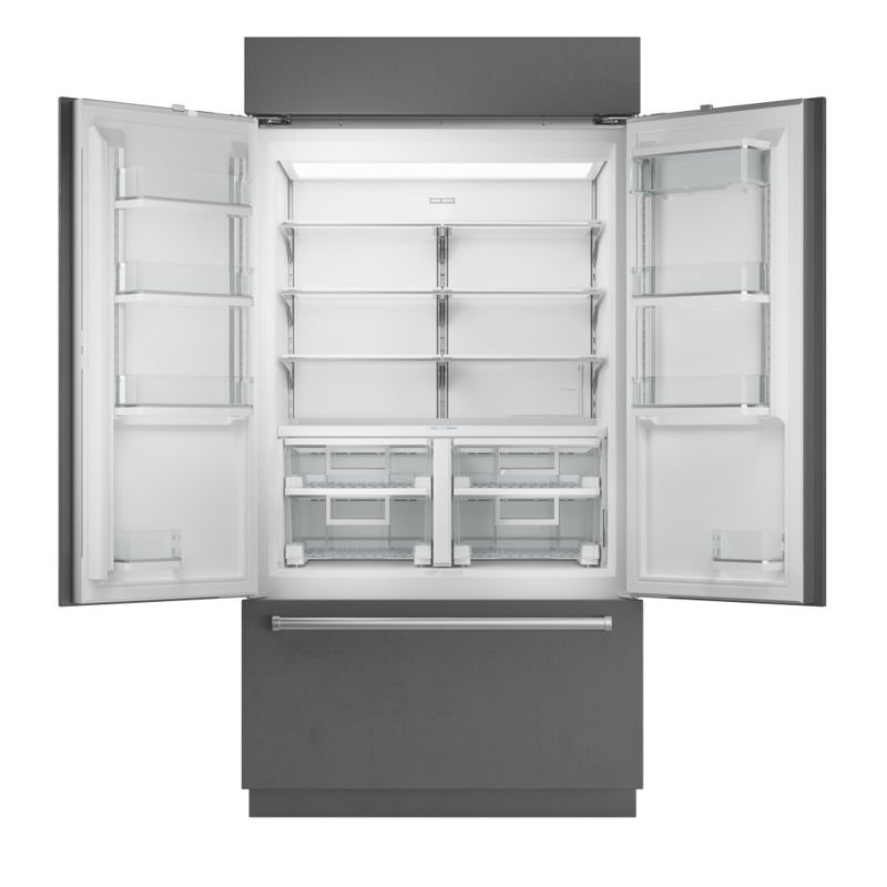 Sub-Zero 42" Classic French Door Refrigerator/Freezer - Panel Ready, model CL4250UFD/O — french doors specified and installed by iKitchen Cabinetry, view 2