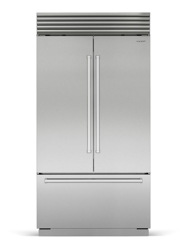 Sub-Zero 42" Classic French Door Refrigerator/Freezer, model CL4250UFD/S/P — french doors specified and installed by iKitchen Cabinetry