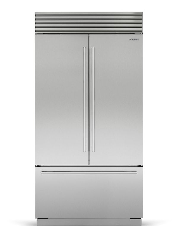 Sub-Zero 42" Classic French Door Refrigerator/Freezer, model CL4250UFD/S/T — french doors specified and installed by iKitchen Cabinetry