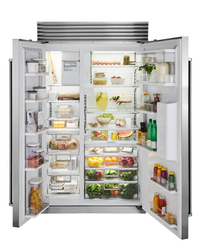 Sub-Zero 48" Classic Side-by-Side Refrigerator/Freezer with Dispenser - Panel Ready, model CL4850SD/O — side-by-side specified and installed by iKitchen Cabinetry, view 3