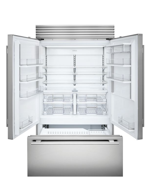 Sub-Zero 48" Classic French Door Refrigerator/Freezer - Panel Ready, model CL4850UFD/O — french doors specified and installed by iKitchen Cabinetry, view 3