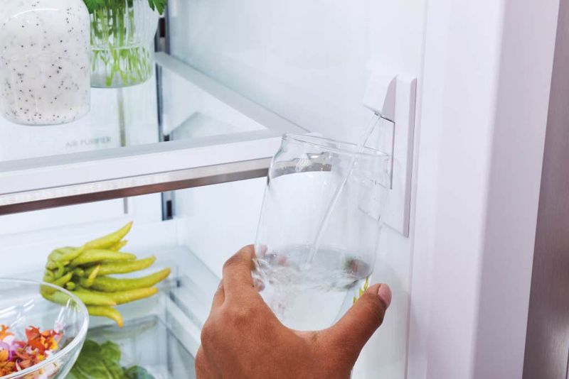 Sub-Zero 48" Classic French Door Refrigerator/Freezer with Internal Dispenser, model CL4850UFDID/S/P — french doors specified and installed by iKitchen Cabinetry, view 4