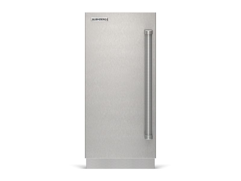 Sub-Zero 15" Designer Undercounter Indoor/Outdoor Ice Maker with Pump - Panel Ready, model DEU1550I/L — ice maker specified and installed by iKitchen Cabinetry, view 3