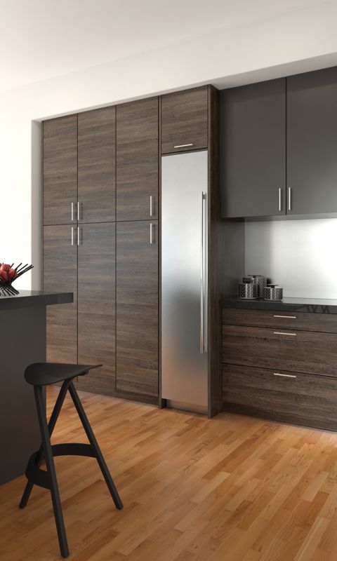 Sub-Zero 18" Designer Column Freezer with Ice Maker - Panel Ready, model DEC1850FI/L — column freezer specified and installed by iKitchen Cabinetry, view 6
