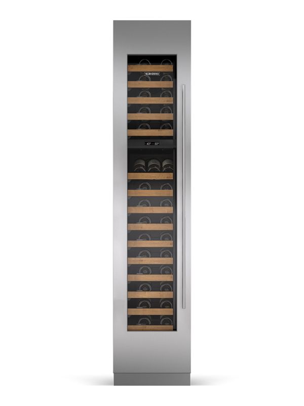 Sub-Zero 18" Designer Wine Storage - Panel Ready, model DEC1850W/L — wine storage specified and installed by iKitchen Cabinetry, view 3