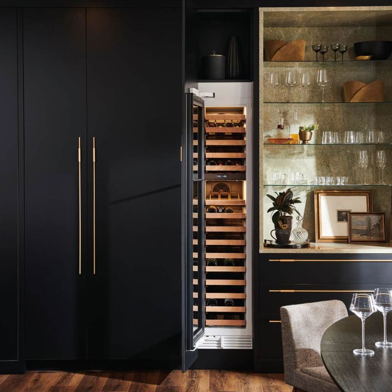 Sub-Zero 18" Designer Wine Storage - Panel Ready, model DEC1850W/L — wine storage specified and installed by iKitchen Cabinetry, view 5