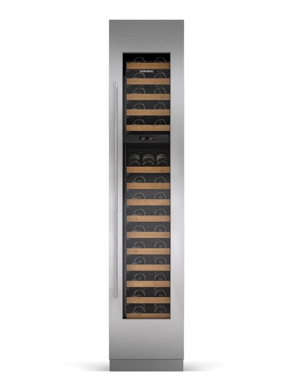 Sub-Zero 18" Designer Wine Storage - Panel Ready, model DEC1850W/R — wine storage specified and installed by iKitchen Cabinetry