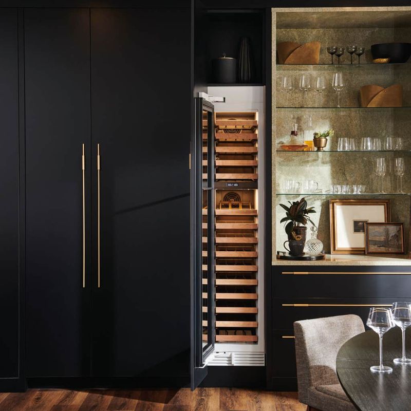 Sub-Zero 18" Designer Wine Storage - Panel Ready, model DEC1850W/L — wine storage specified and installed by iKitchen Cabinetry, view 6