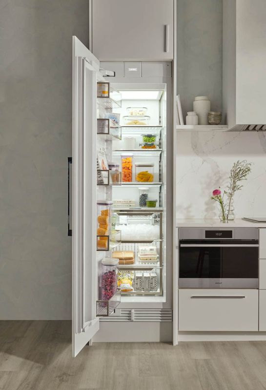 Sub-Zero 24" Designer Column Freezer with Ice Maker - Panel Ready, model DEC2450FI/L — column freezer specified and installed by iKitchen Cabinetry, view 4
