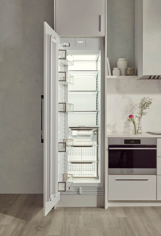 Sub-Zero 24" Designer Column Freezer with Ice Maker - Panel Ready, model DEC2450FI/L — column freezer specified and installed by iKitchen Cabinetry, view 5