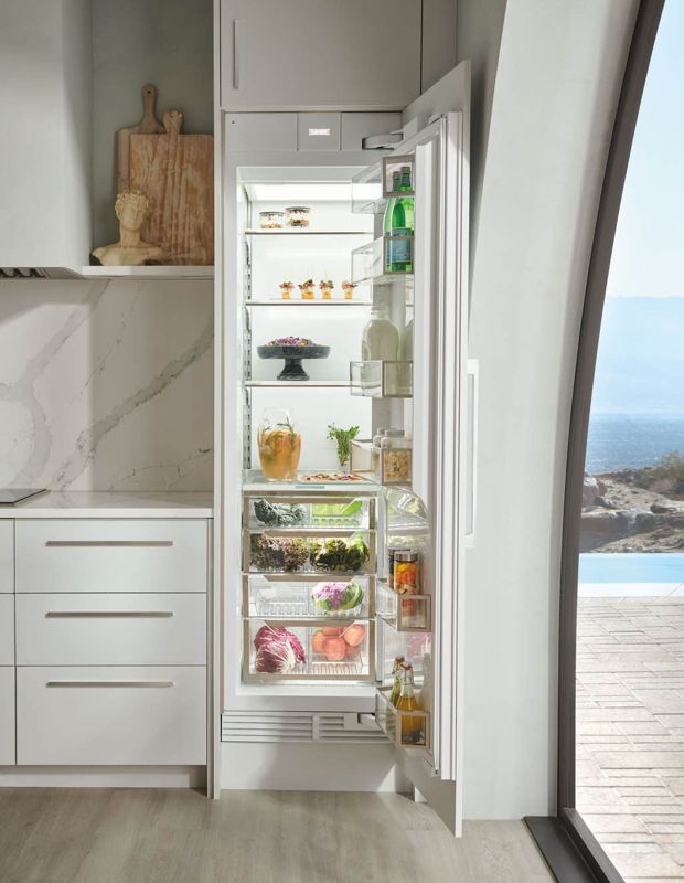 Sub-Zero 24" Designer Column Refrigerator - Panel Ready, model DEC2450R/L — column refrigeration specified and installed by iKitchen Cabinetry, view 5