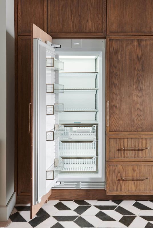 Sub-Zero 30" Designer Column Freezer with Ice Maker - Panel Ready, model DEC3050FI/L — column freezer specified and installed by iKitchen Cabinetry, view 6