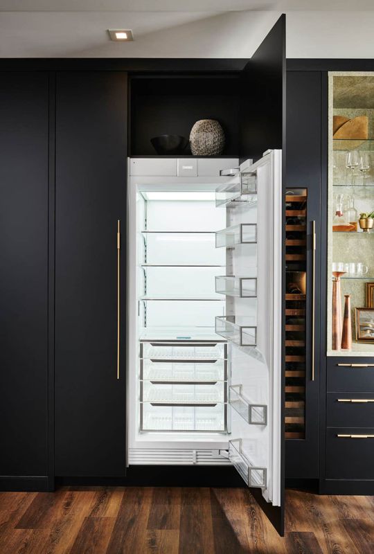 Sub-Zero 30" Designer Column Refrigerator - Panel Ready, model DEC3050R/L — column refrigeration specified and installed by iKitchen Cabinetry, view 5