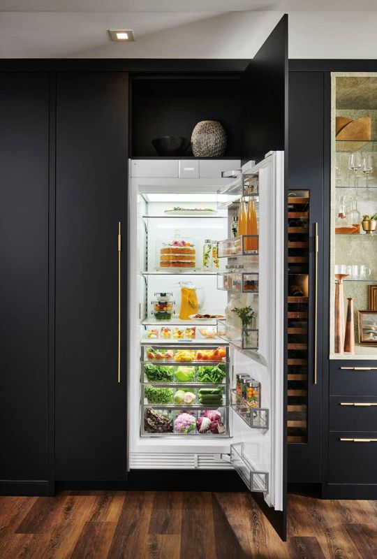 Sub-Zero 30" Designer Column Refrigerator with Internal Dispenser - Panel Ready, model DEC3050RID/L — column refrigeration specified and installed by iKitchen Cabinetry, view 5