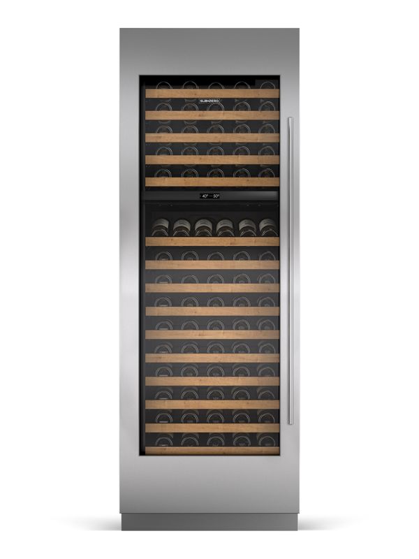 Sub-Zero 30" Designer Wine Storage - Panel Ready, model DEC3050W/L — wine storage specified and installed by iKitchen Cabinetry, view 2
