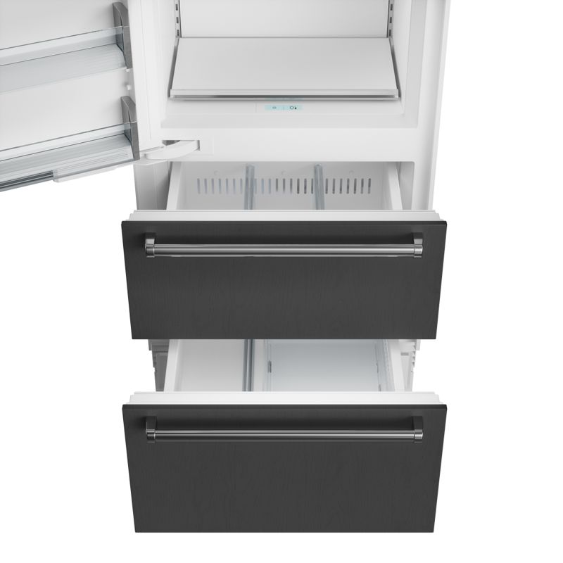 Sub-Zero 30" Designer Over-and-Under Freezer with Ice Maker - Panel Ready, model DET3050FI/L — over-and-under specified and installed by iKitchen Cabinetry, view 5