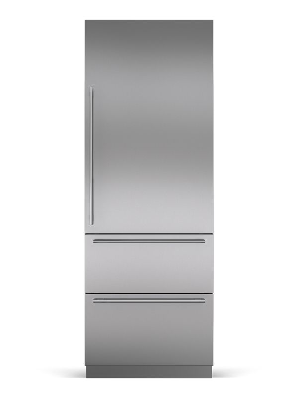 Sub-Zero 30" Designer Over-and-Under Freezer with Ice Maker - Panel Ready, model DET3050FI/R — over-and-under specified and installed by iKitchen Cabinetry, view 2