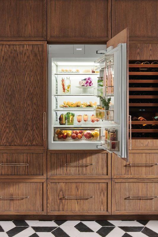 Sub-Zero 30" Designer Over-and-Under Refrigerator - Panel Ready, model DET3050R/R — over-and-under specified and installed by iKitchen Cabinetry, view 5