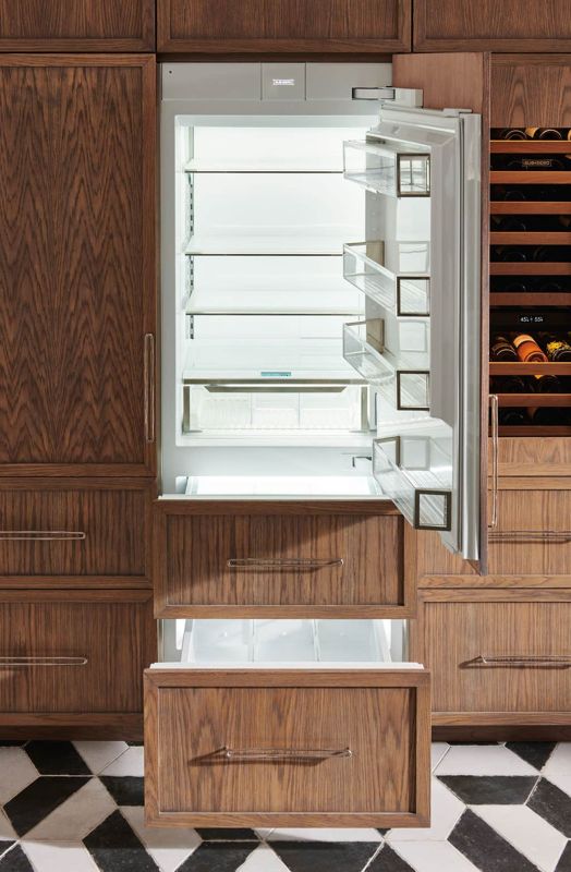 Sub-Zero 30" Designer Over-and-Under Refrigerator - Panel Ready, model DET3050R/R — over-and-under specified and installed by iKitchen Cabinetry, view 6