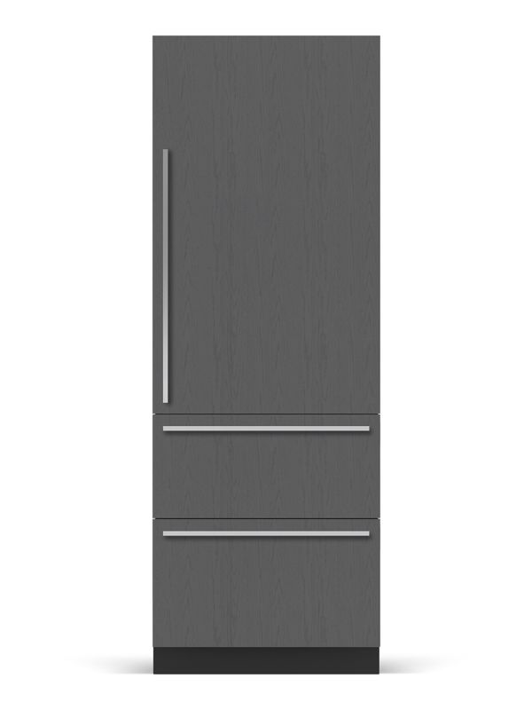 Sub-Zero 30" Designer Over-and-Under Freezer with Ice Maker - Panel Ready, model DET3050FI/R — over-and-under specified and installed by iKitchen Cabinetry, view 3