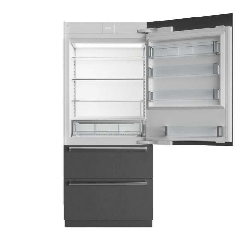 Sub-Zero 36" Designer Over-and-Under Refrigerator - Panel Ready, model DET3650R/R — over-and-under specified and installed by iKitchen Cabinetry, view 5