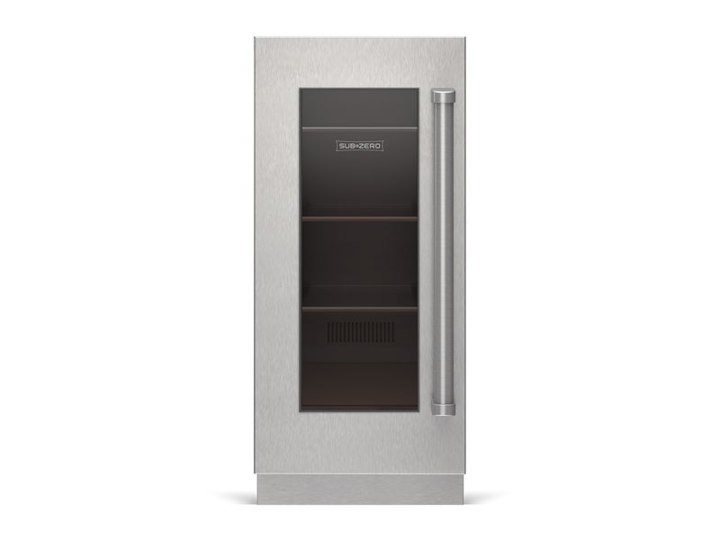 Sub-Zero 15" Designer Undercounter Beverage Center - Panel Ready, model DEU1550BG/L — undercounter refrigeration specified and installed by iKitchen Cabinetry, view 2