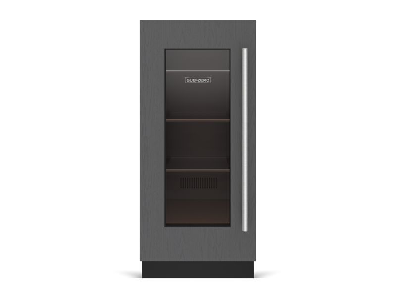 Sub-Zero 15" Designer Undercounter Beverage Center - Panel Ready, model DEU1550BG/L — undercounter refrigeration specified and installed by iKitchen Cabinetry, view 3
