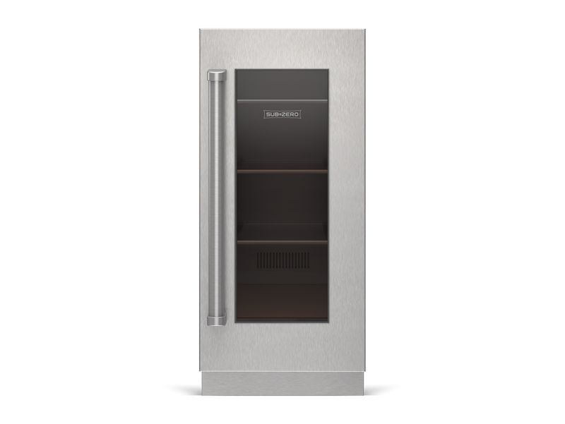 Sub-Zero 15" Designer Undercounter Beverage Center - Panel Ready, model DEU1550BA/R — undercounter refrigeration specified and installed by iKitchen Cabinetry