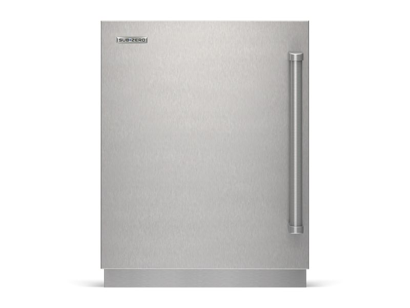Sub-Zero 24" Designer Undercounter ADA Height Refrigerator - Panel Ready, model DEU2450R/ADA/L — undercounter refrigeration specified and installed by iKitchen Cabinetry